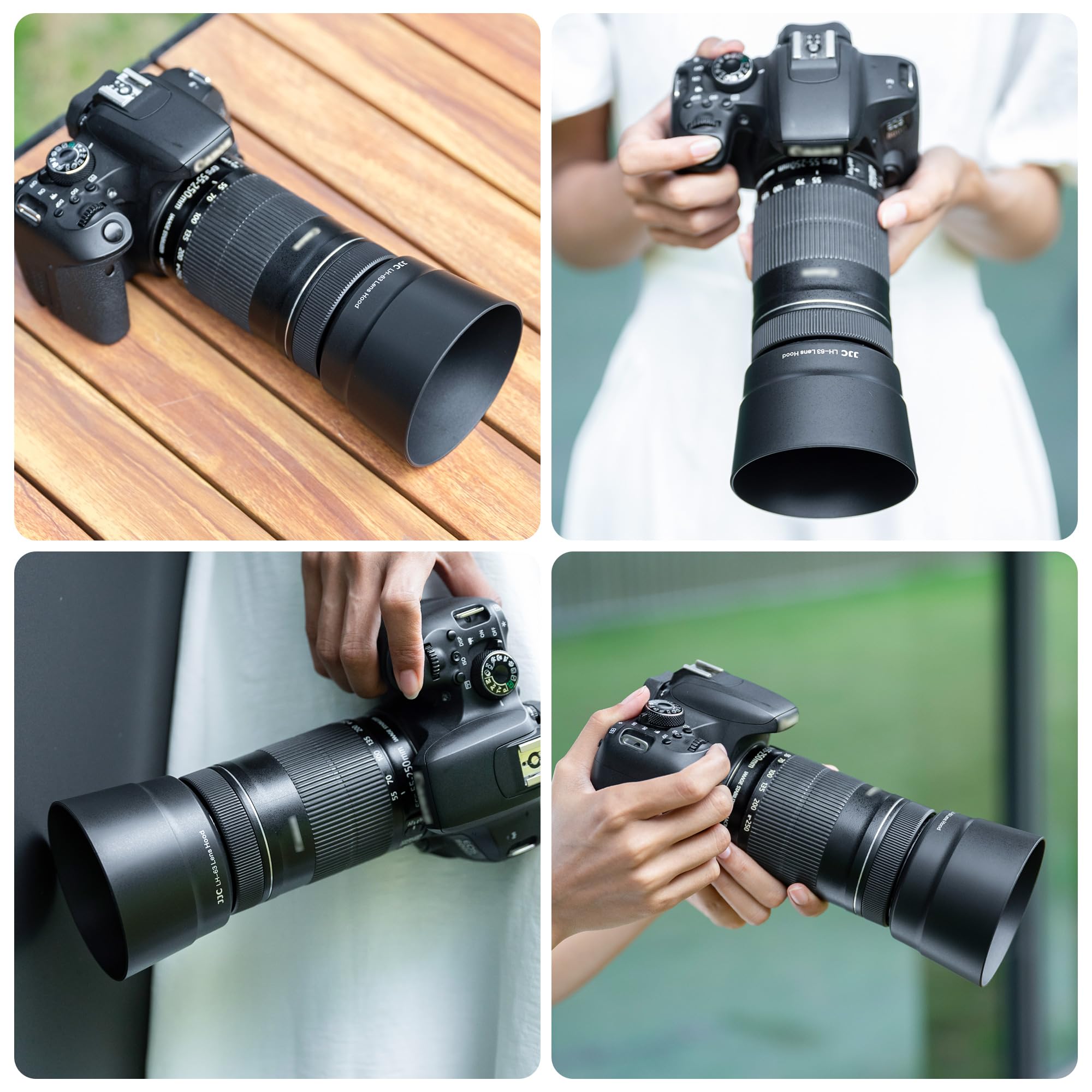 Amazon.com : JJC ET-63 Reversible Lens Hood Shade Protector for